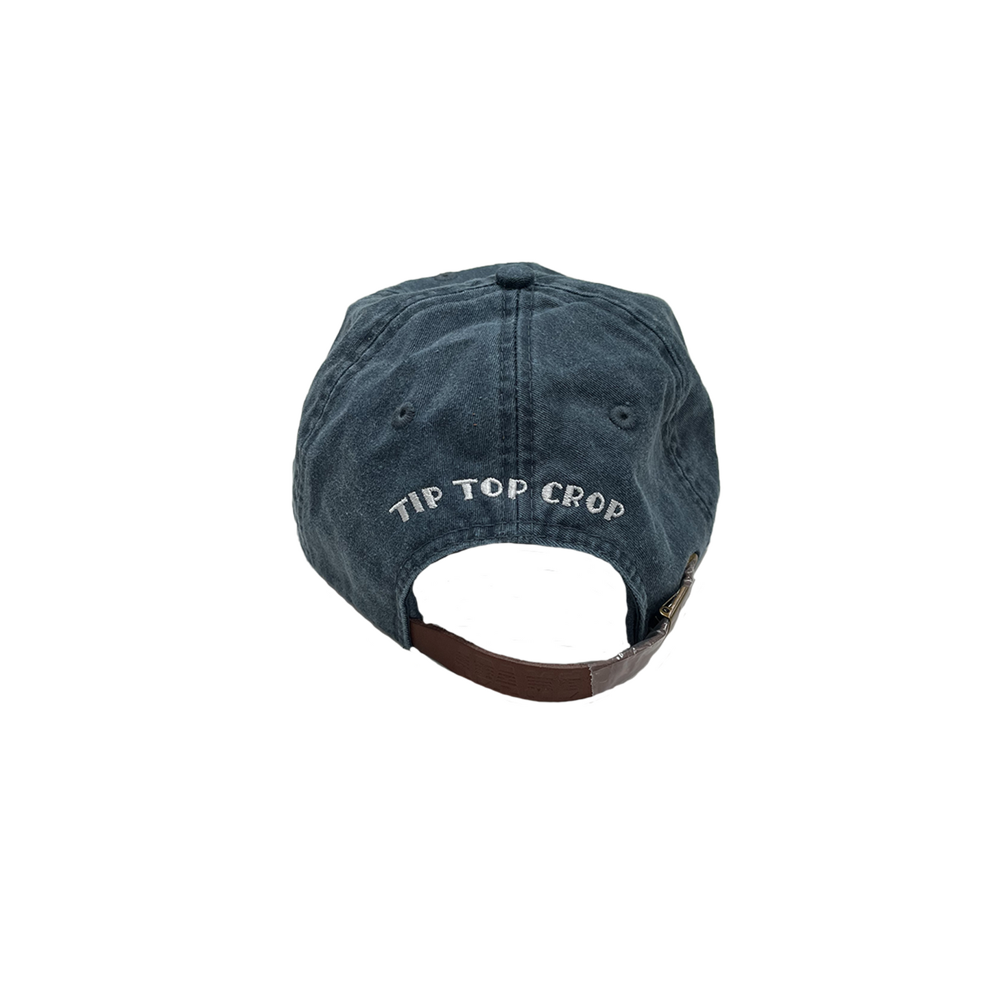 Tip Top Crop Dad Cap in Washed Navy