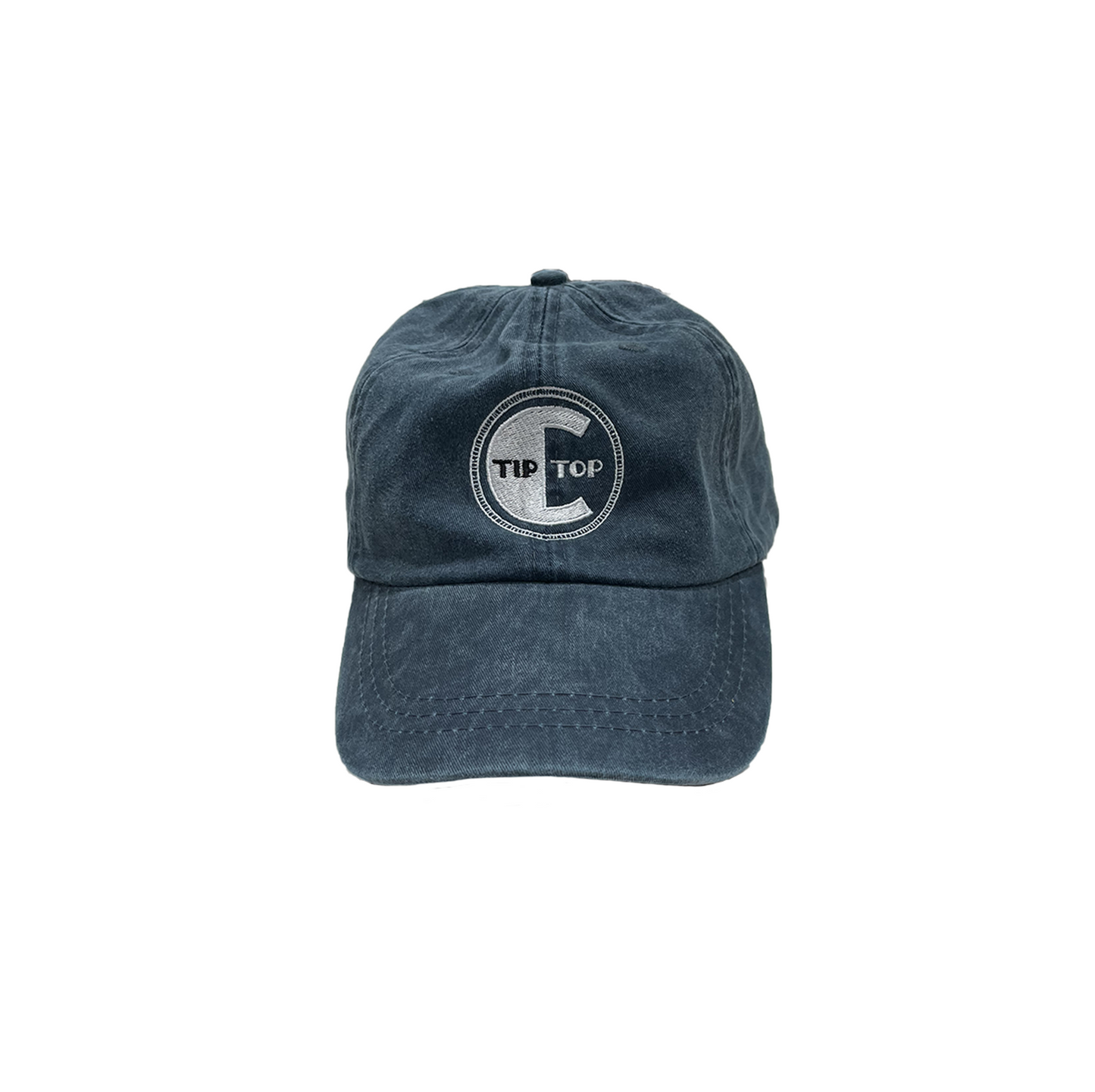 Tip Top Crop Dad Cap in Washed Navy