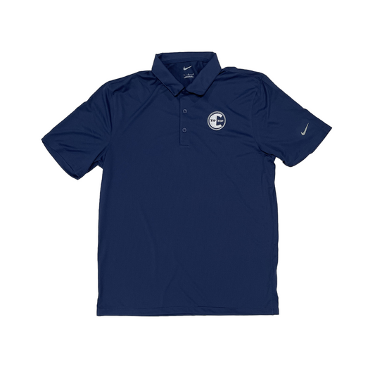 Tip Top Crop Nike® Dri-FIT Golf Polo in Midnight Navy